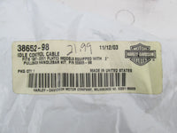 Harley Davidson Genuine NOS 97-01 FLHTCI Idle Control Cable 38652-98