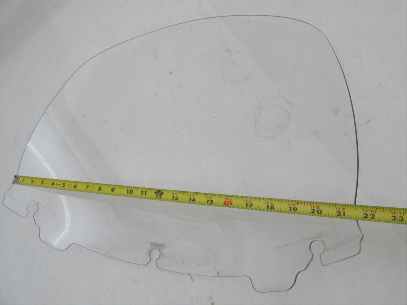 Harley-Davidson Genuine Stock Take-Off Clear Windshield T125-C100
