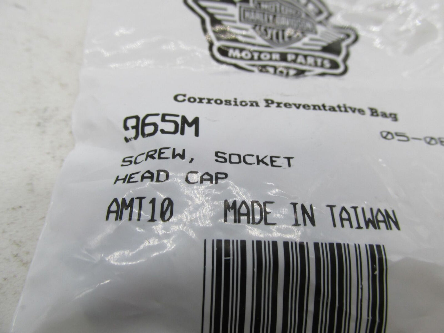Lot of 7 Harley Davidson Genuine NOS Head Cap Socket Screws 965M