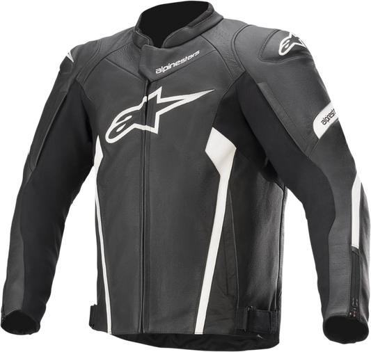 Alpinestars Faster V2 Airflow Leather Jacket Black/White 50 3103521-12-50