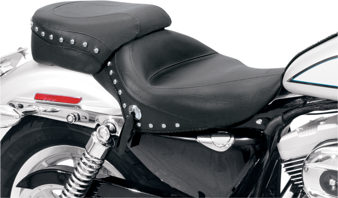 Mustang Wide Touring Studded Solo Seat 76153