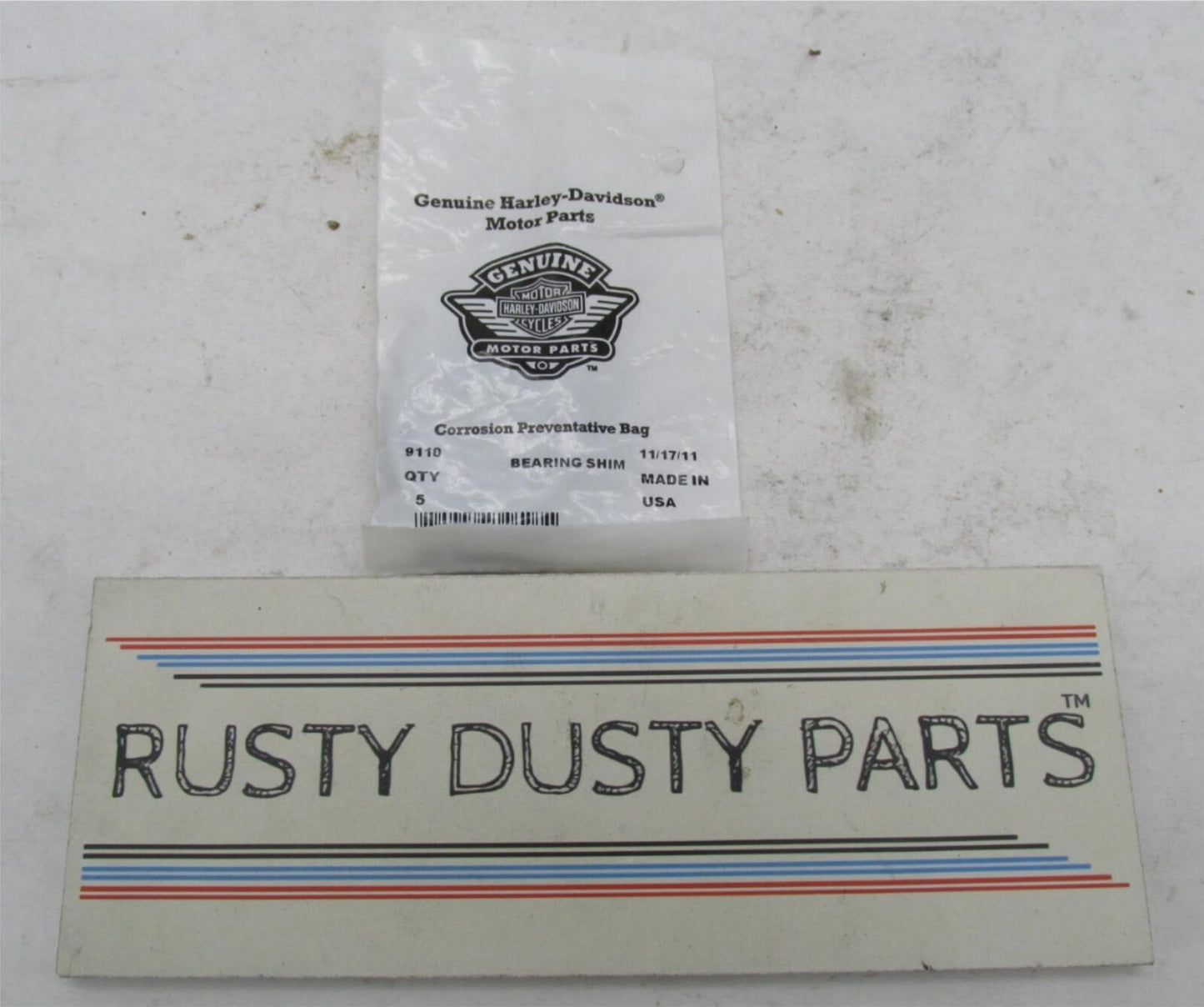 Lot of 4 Harley-Davidson Genuine NOS Bearing Shims 9110