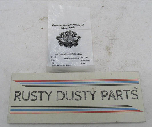 Lot of 4 Harley-Davidson Genuine NOS Bearing Shims 9110