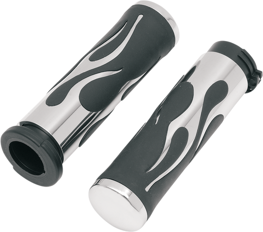 Drag Specialties Flamed Grips