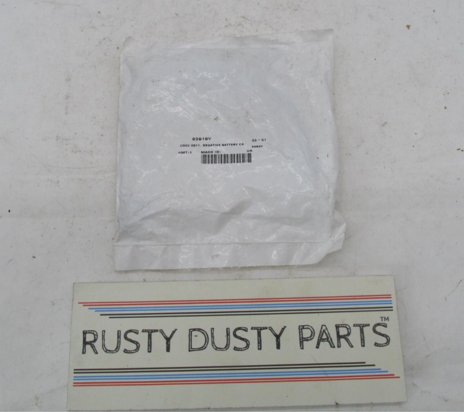Harley Buell Genuine NOS Code 0811 Negative Battery Cable 93919Y