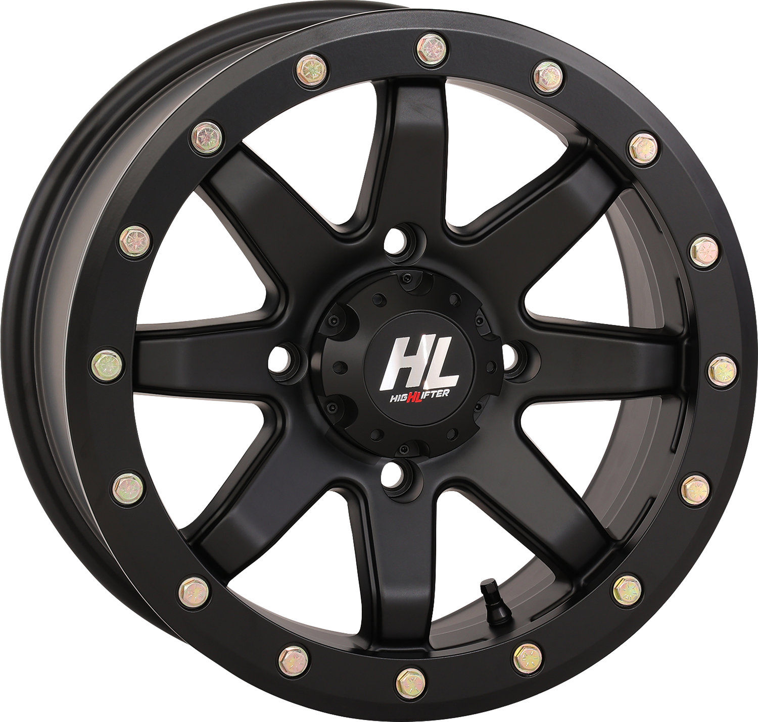 High Lifter HL9 Beadlock Wheel 15x10 - 4/156 - 5+5 Matte Black 15HL09-14561