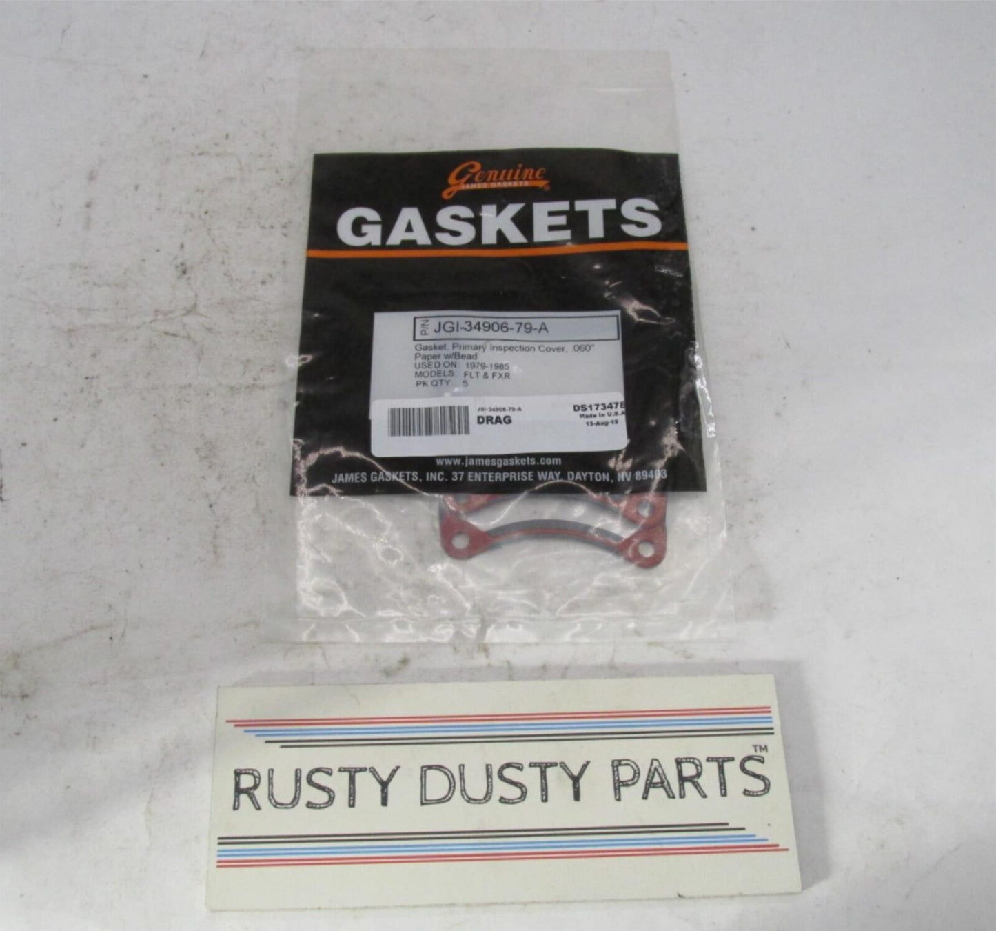 Lot of 2 Harley Davidson James Primary Inspection Cover Gaskets JGI-34906-79-A