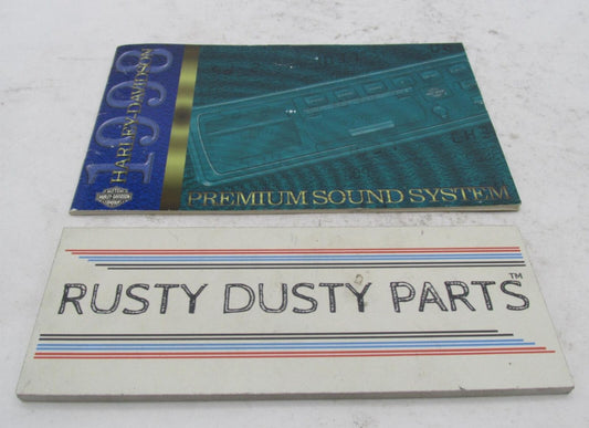 Harley-Davidson Official Factory 1998 Sound System Manual Book 99464-98