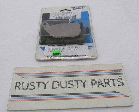 Harley Davidson 04-08 XL Drag Specialties Semi Metallic Brake Pads 1721-0885