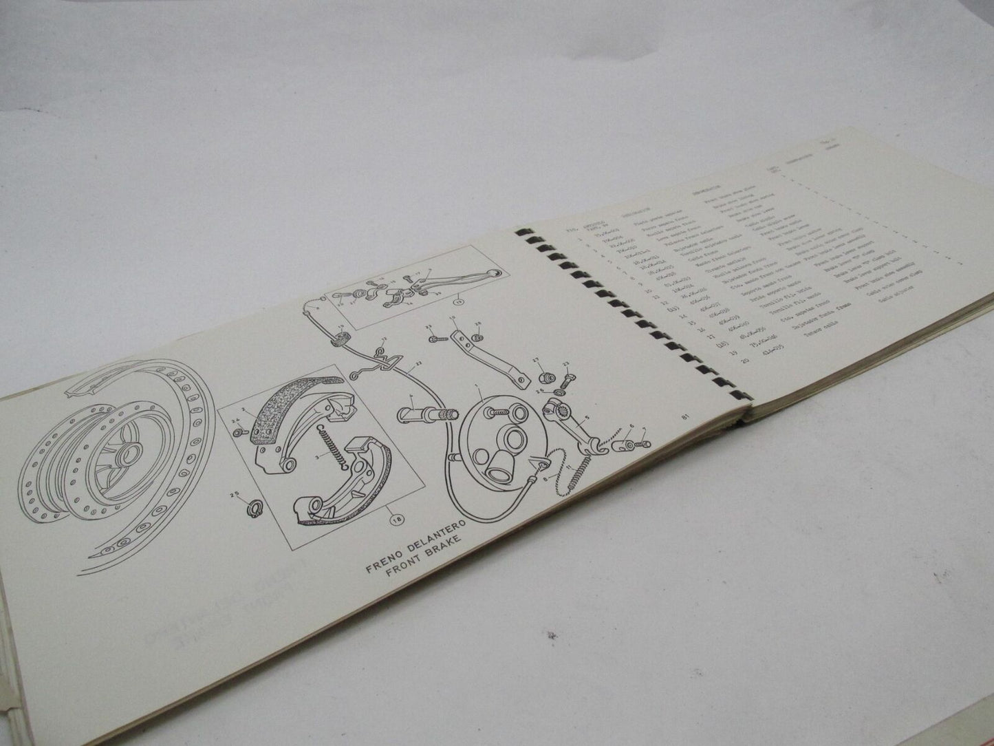 Bultaco Factory 1971 El Montadero MK2 Parts List Catalog Manual 81.32-066