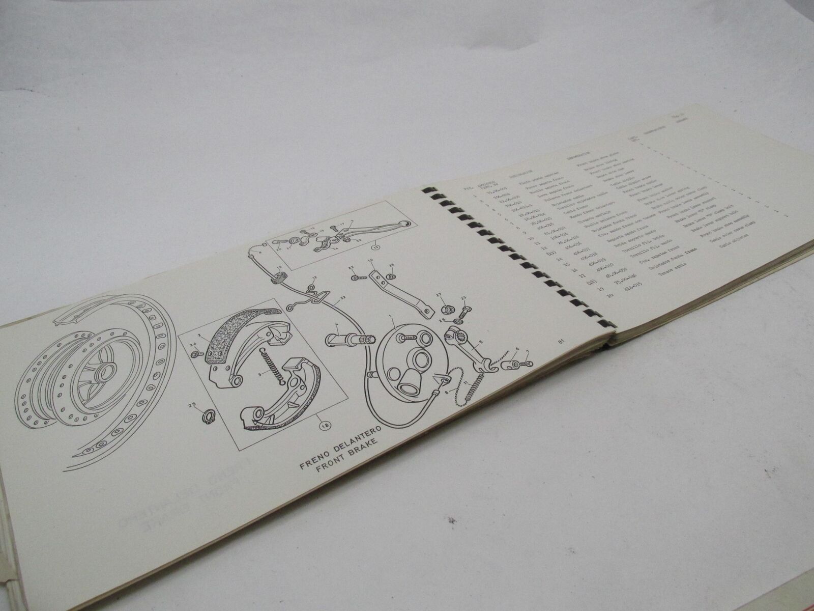 Bultaco Factory 1971 El Montadero MK2 Parts List Catalog Manual 81.32-066