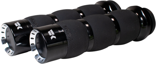 Khrome Werks Air Cushion Turbine Grips for TBW Black 500130