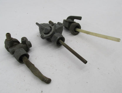 Mixed Lot of 3 Vintage British Triumph BSA BMW Motorcycle Fuel Petcocks Valves