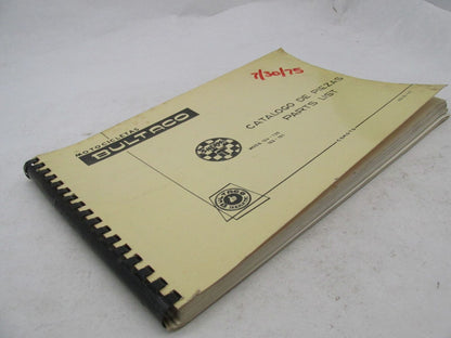 Bultaco Original 1975 Sherpa T Motorcycle Catalog Parts List 150.32-117