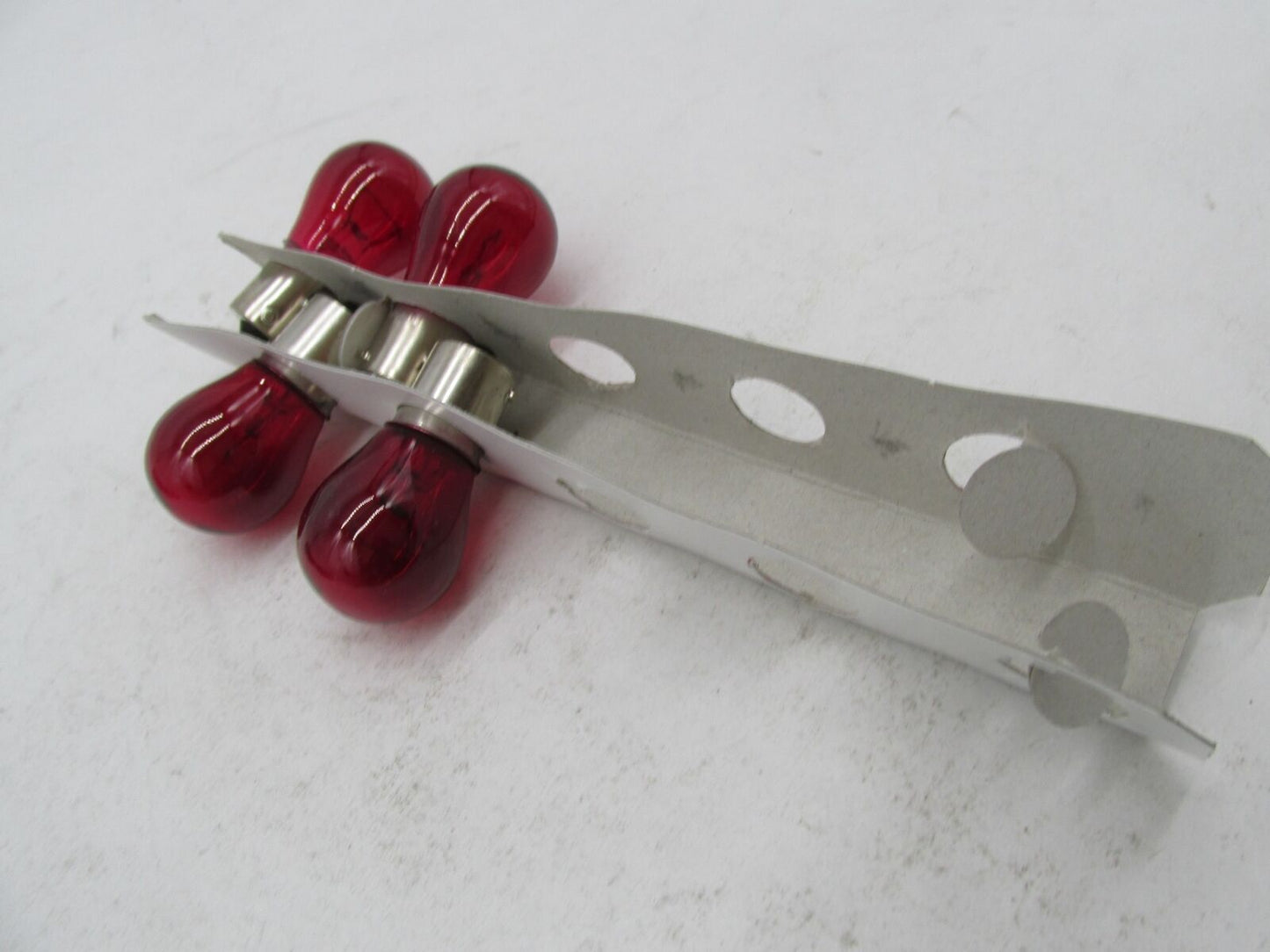 Lot of 4 Candlepower 12V Red Turn Signal Marker Light Bulbs 1156