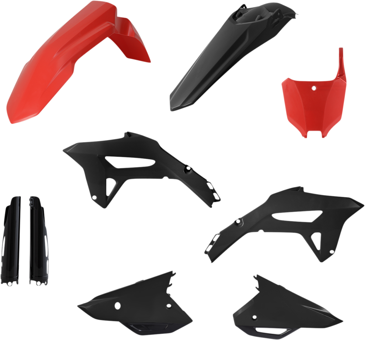 Acerbis Full Plastic Kit Red/Black 2858921042