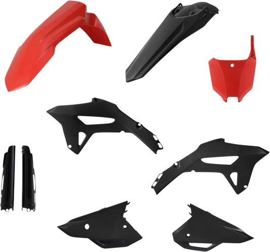Acerbis Full Plastic Kit Red/Black 2858921042