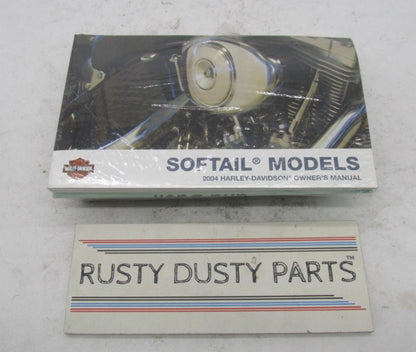 Harley-Davidson Factory NOS 2004 Softail Owner's Manual Set Sealed 99469-04