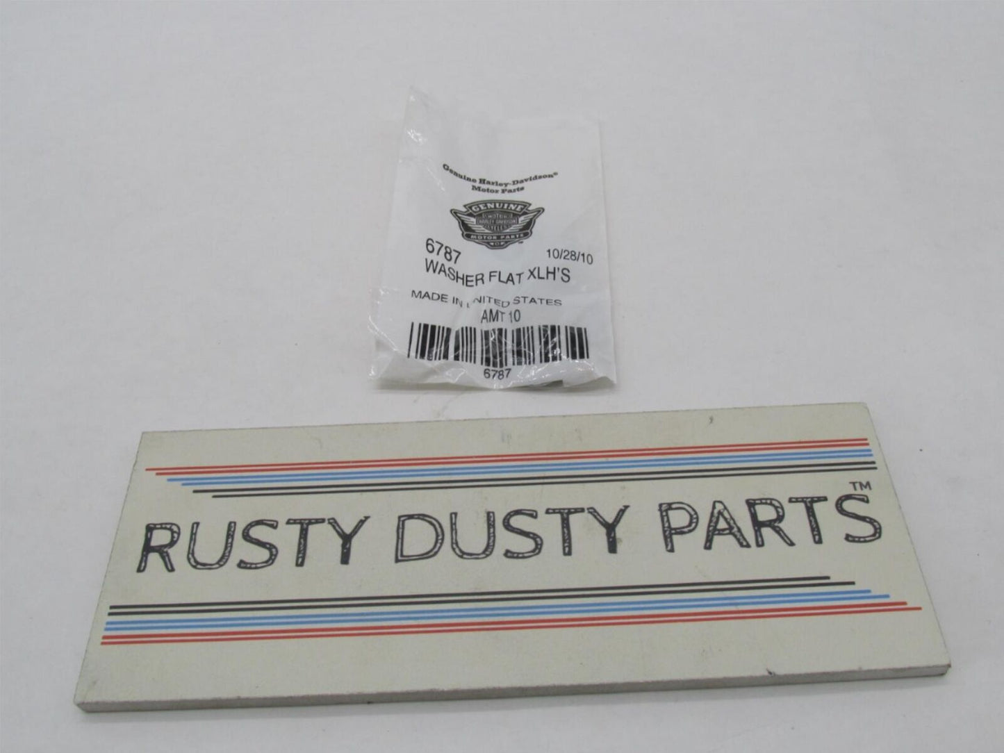 Lot of 8 Harley-Davidson Genuine NOS XLH Flat Washers 6787
