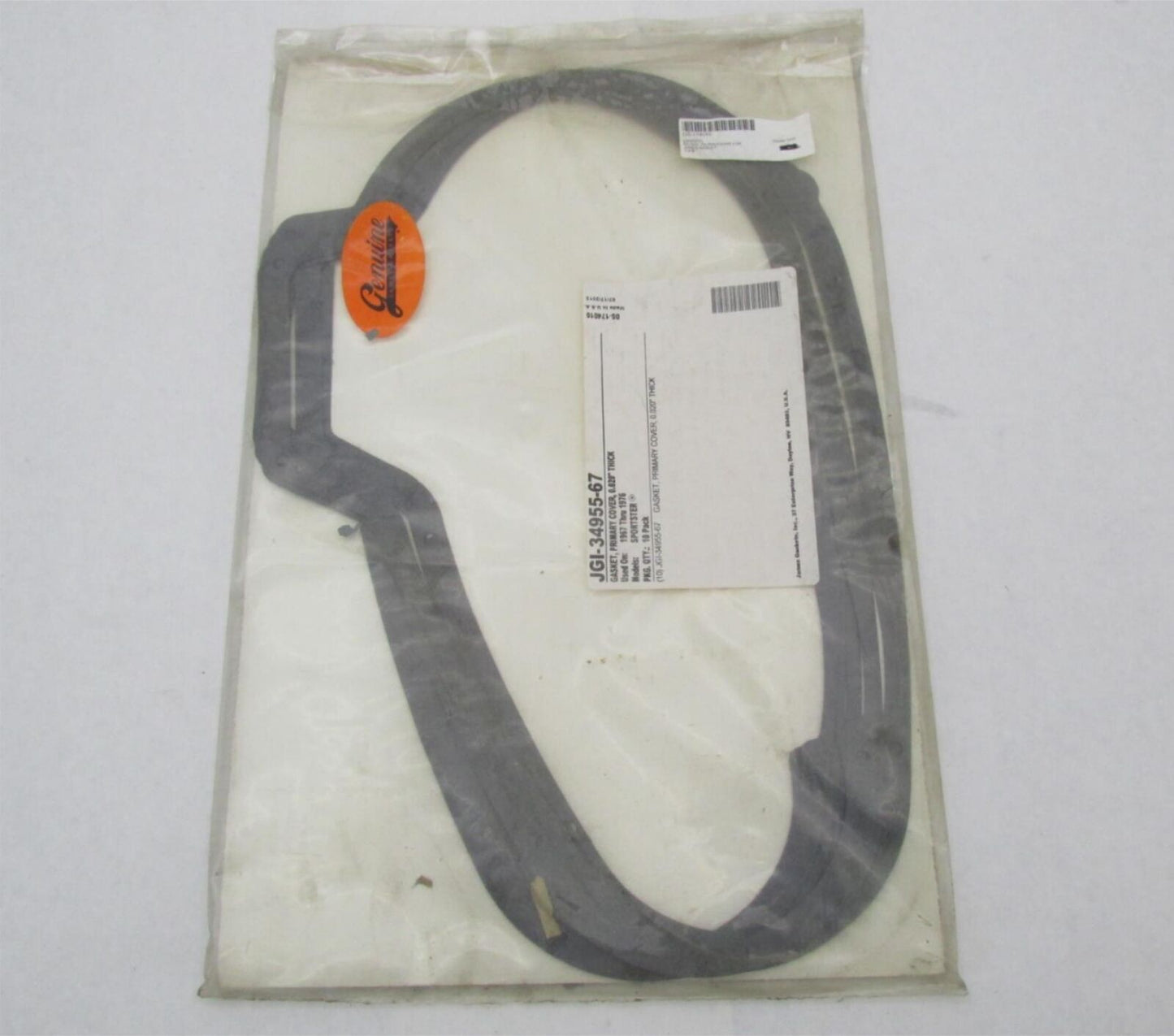 Lot of 9 Harley Sportster 1967 to 1976 Primary Cover Thick Gaskets JGI-34955-67