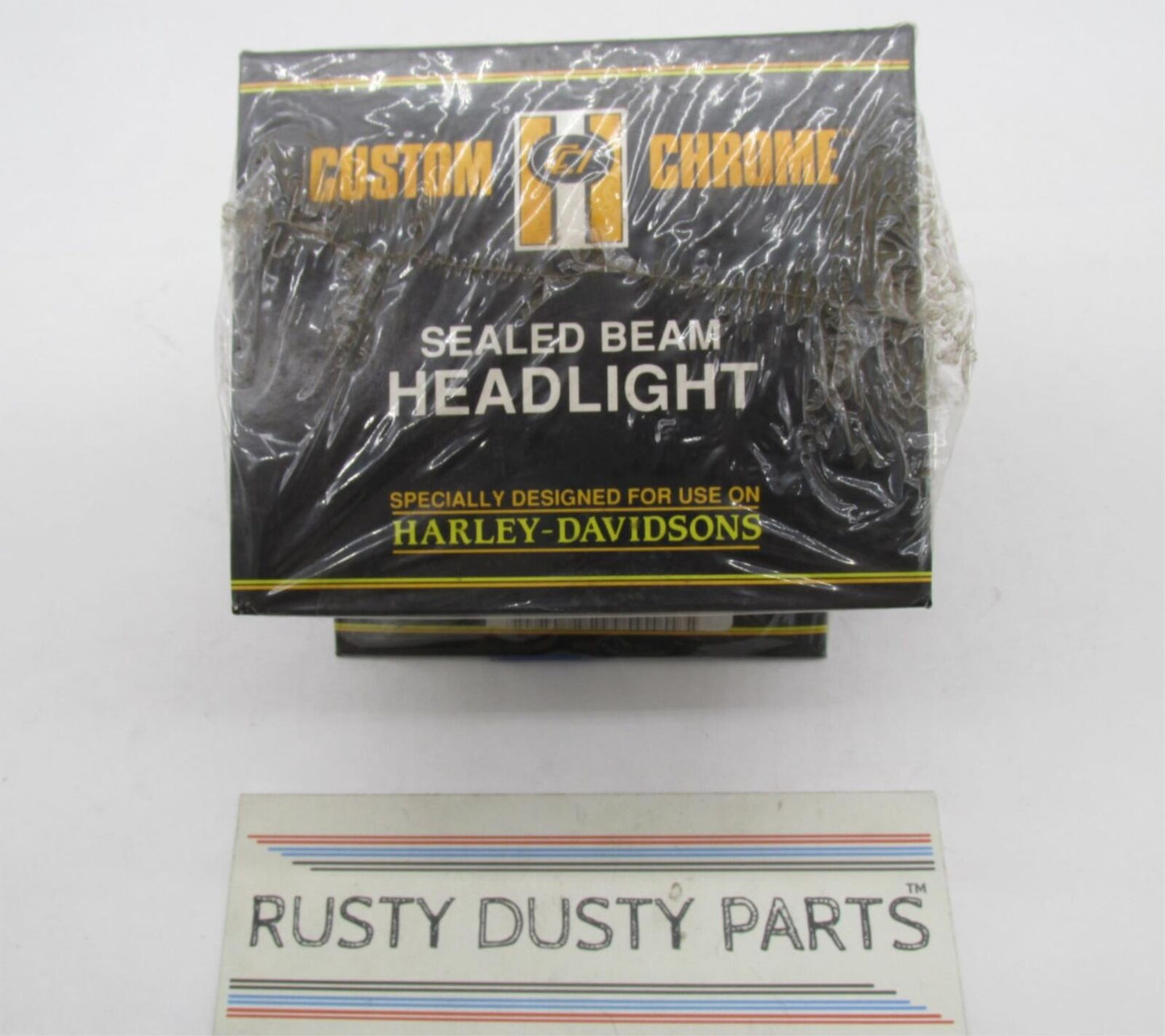 Harley Custom Chrome 5-3/4" 5.75" Tribar Spotlight 60/55W Bulb Headlight 15-084