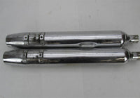 Harley Davidson Genuine Stock Chrome Exhaust Mufflers 65539-95 65538-95 #28