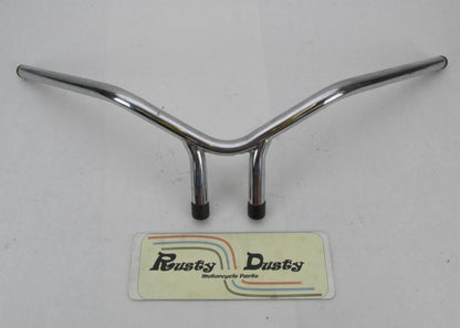 Set of Harley Davidson 1" Chrome 5.5" Center Rise T-Bars Handlebars