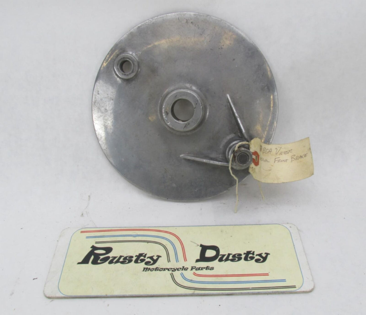 Vintage Original BSA Victor Special Front  Wheel Drum Brake Plate Cover