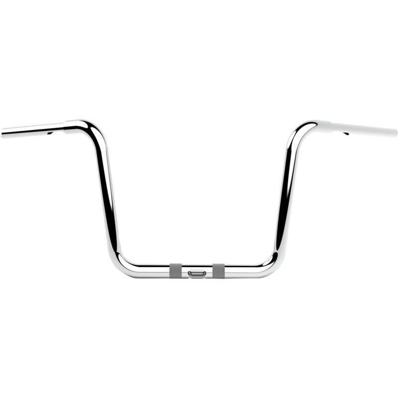 LA Choppers 1-1/4 in. Twin Round Handlebars Chrome LA-7324-12C
