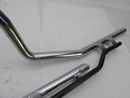 Harley Davidson Evo Evolution Big Twin Slash Cut Exhaust Drag Pipes