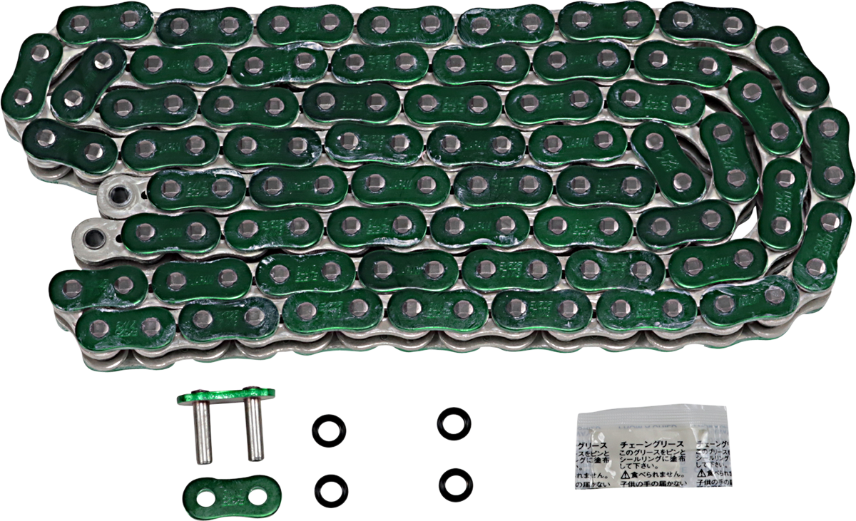 EK ZVX3 Sealed Extreme Sportbike Series Chains  120 Green 525 525ZVX3-120AN