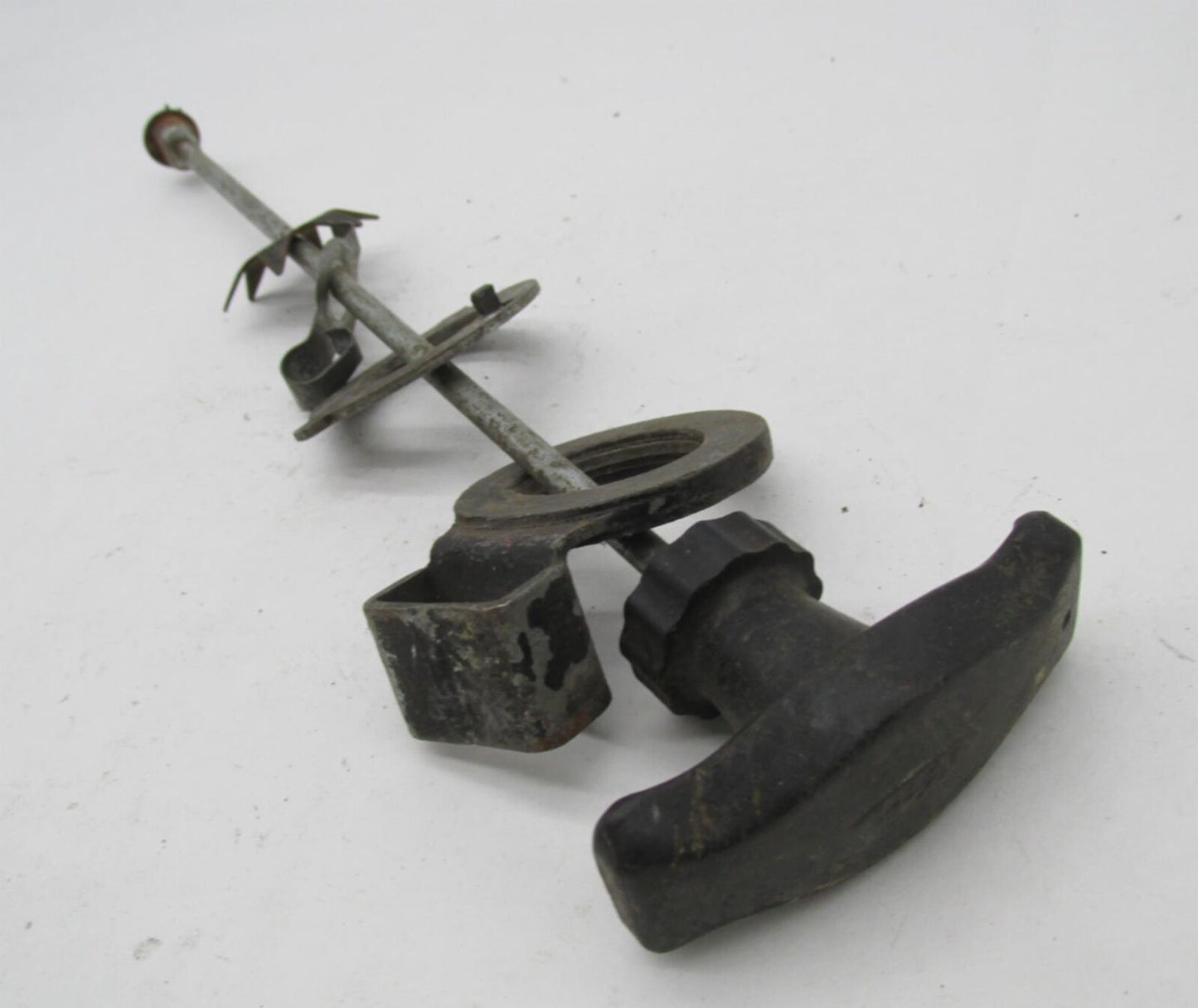 Vintage Original Complete Triumph BSA Norton Steering Damper Stabilizer T Handle