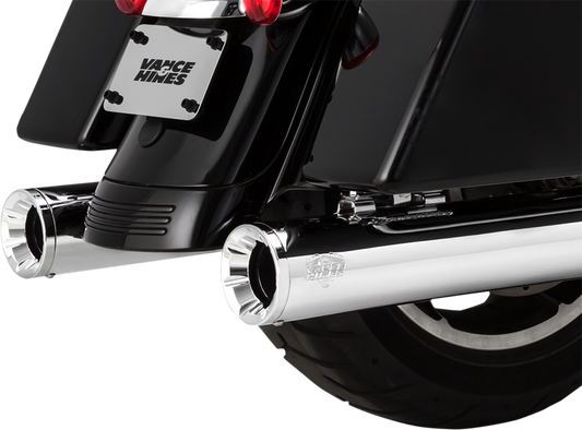 Vance & Hines 4" Eliminator 400 Slip-On Mufflers Chrome Elim - Chrome 16714