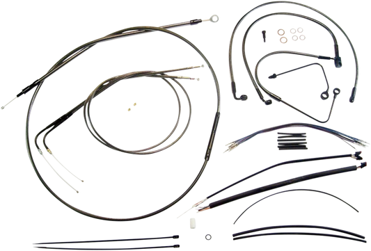Magnum Designer Handlebar Control Cable Kit Black Pearl 487581
