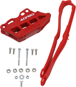 Acerbis Chain Guide and Slider Kit Red 2742640227