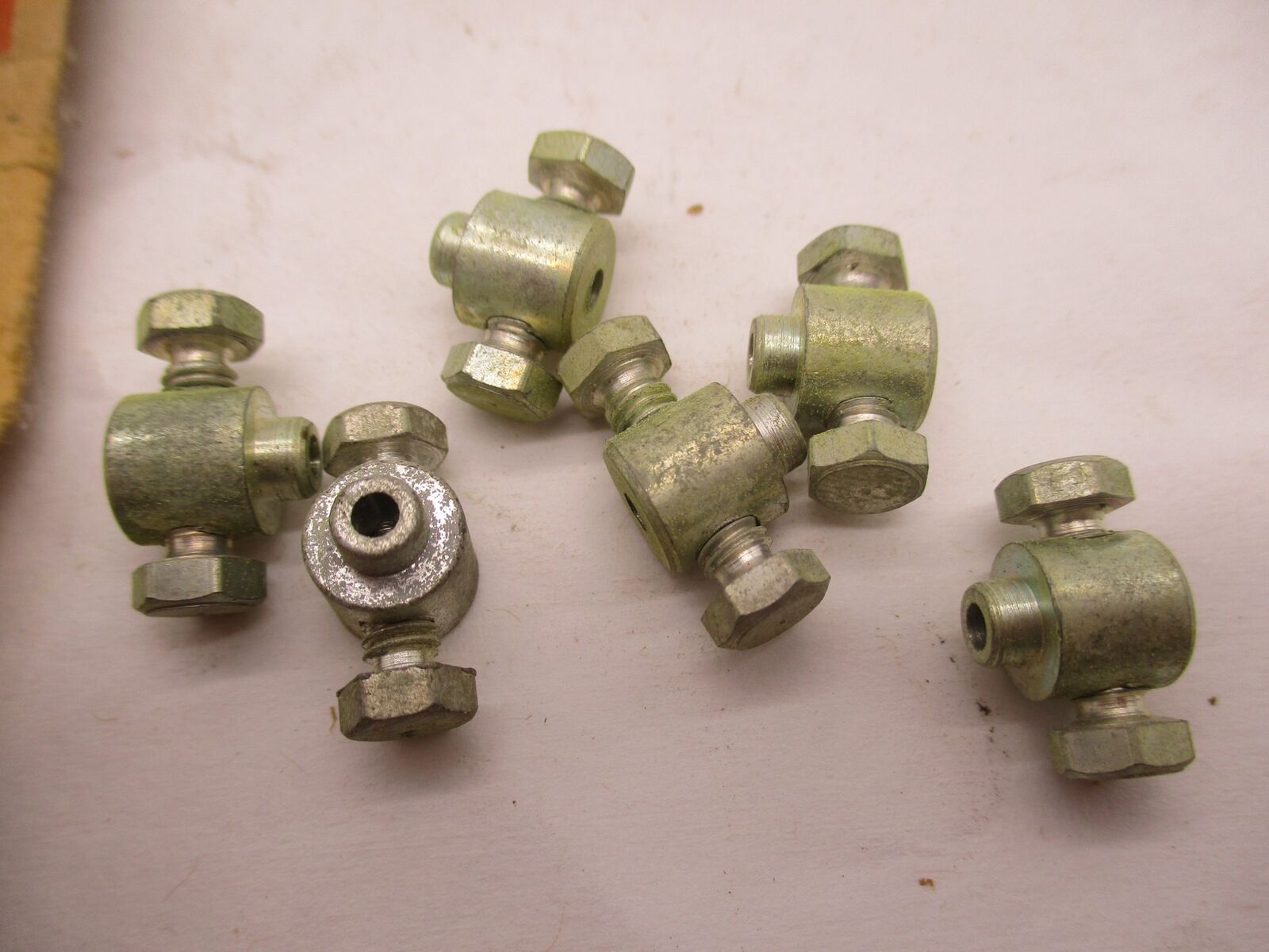 Lot of 6 Harley Genuine NOS Aermacchi Brake Cable Block With Screws 38641-63P
