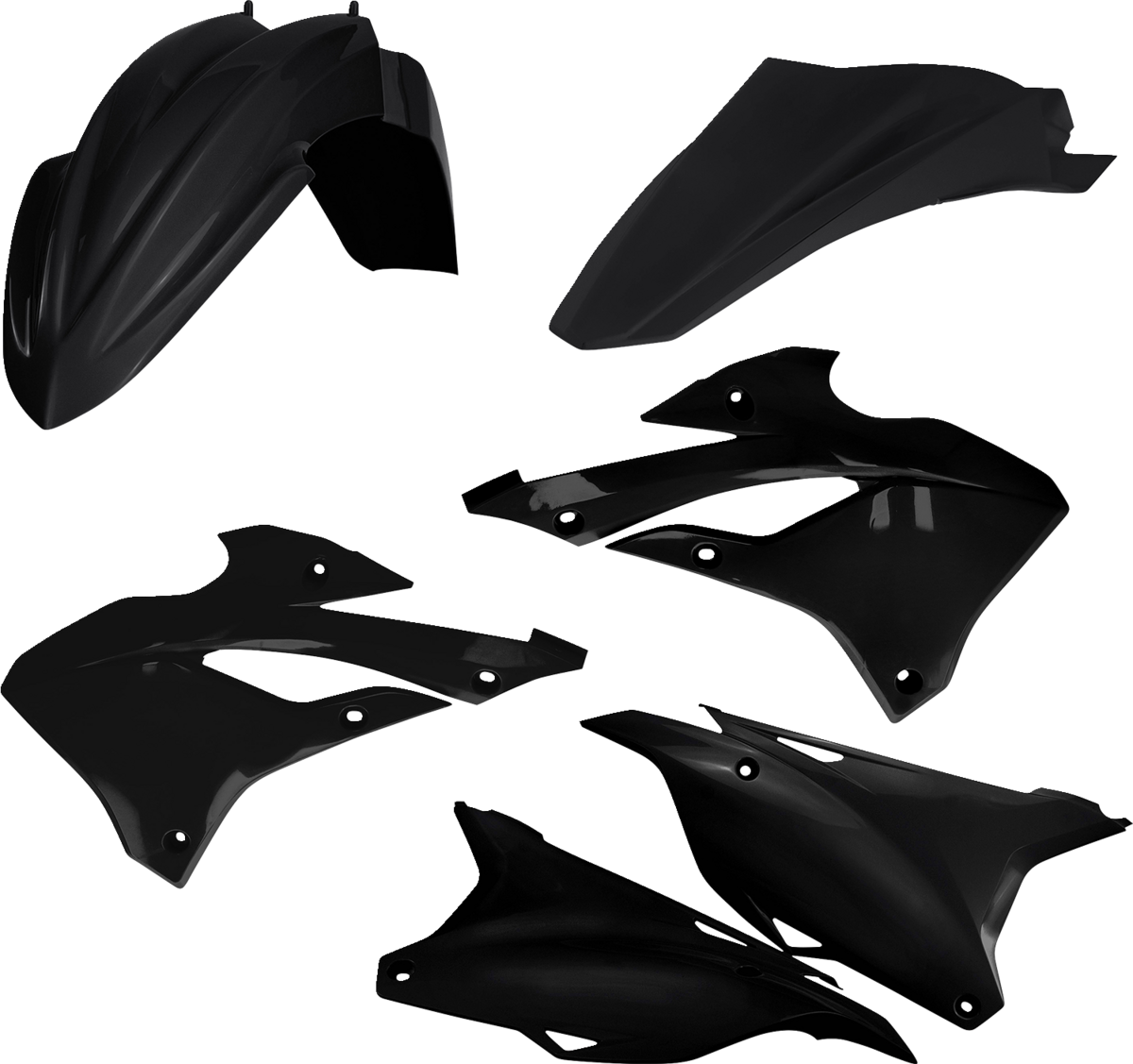 Acerbis Standard Body Replacement Plastic Kit Black 2936140001