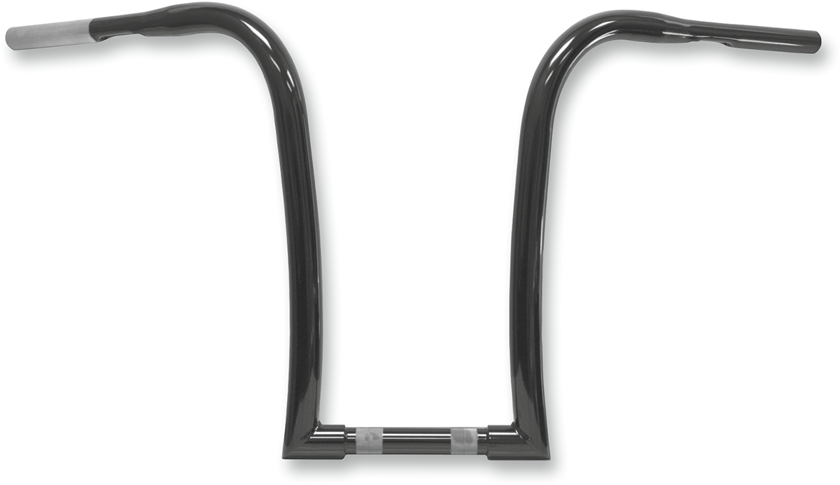 LA Choppers Nice Curves Ape Hanger Handlebars 1.25" Black 16" Ape LA-7341-16B
