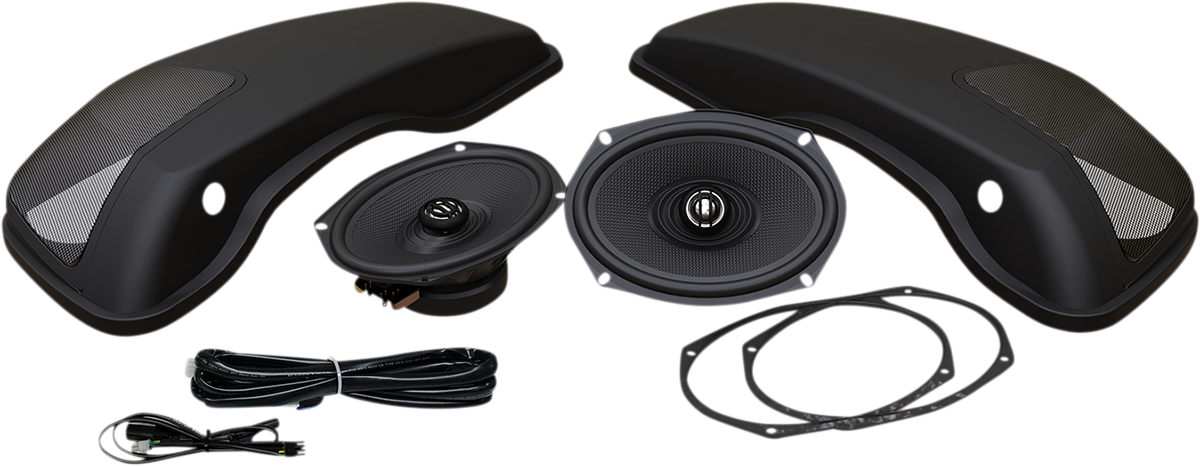 Hogtunes Saddlebag Lid and XL Speaker Kit 692-XL LID-RM