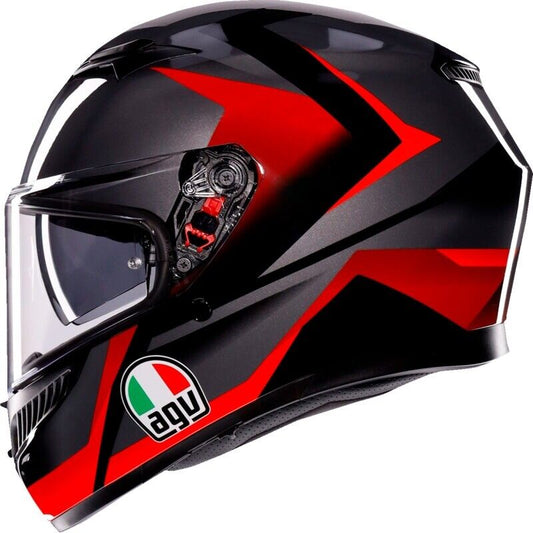 AGV K3 Striga Helmets Black XL 2118381004-018-XL