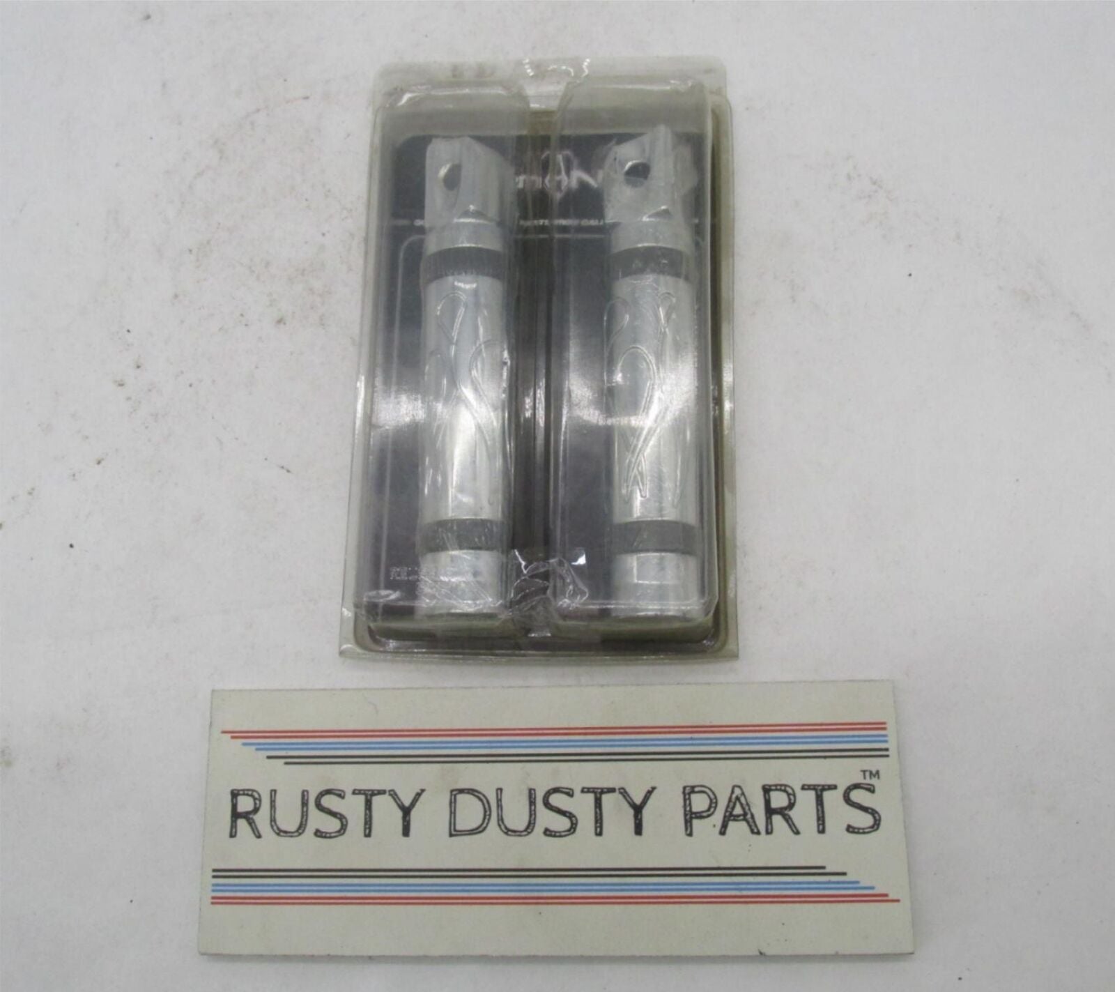 Set of Kawasaki & Suzuki Chrome FLMD Rear Foot Pegs 1620-0501 M-1078