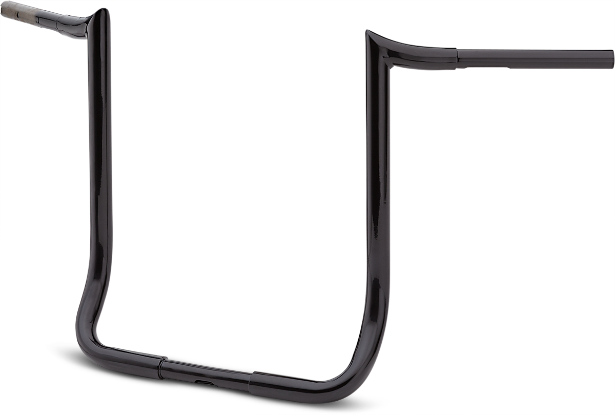 LA Choppers 1 1/4" Bagger Prime Ape Handlebars Black 18" End rise LA-7352-18B