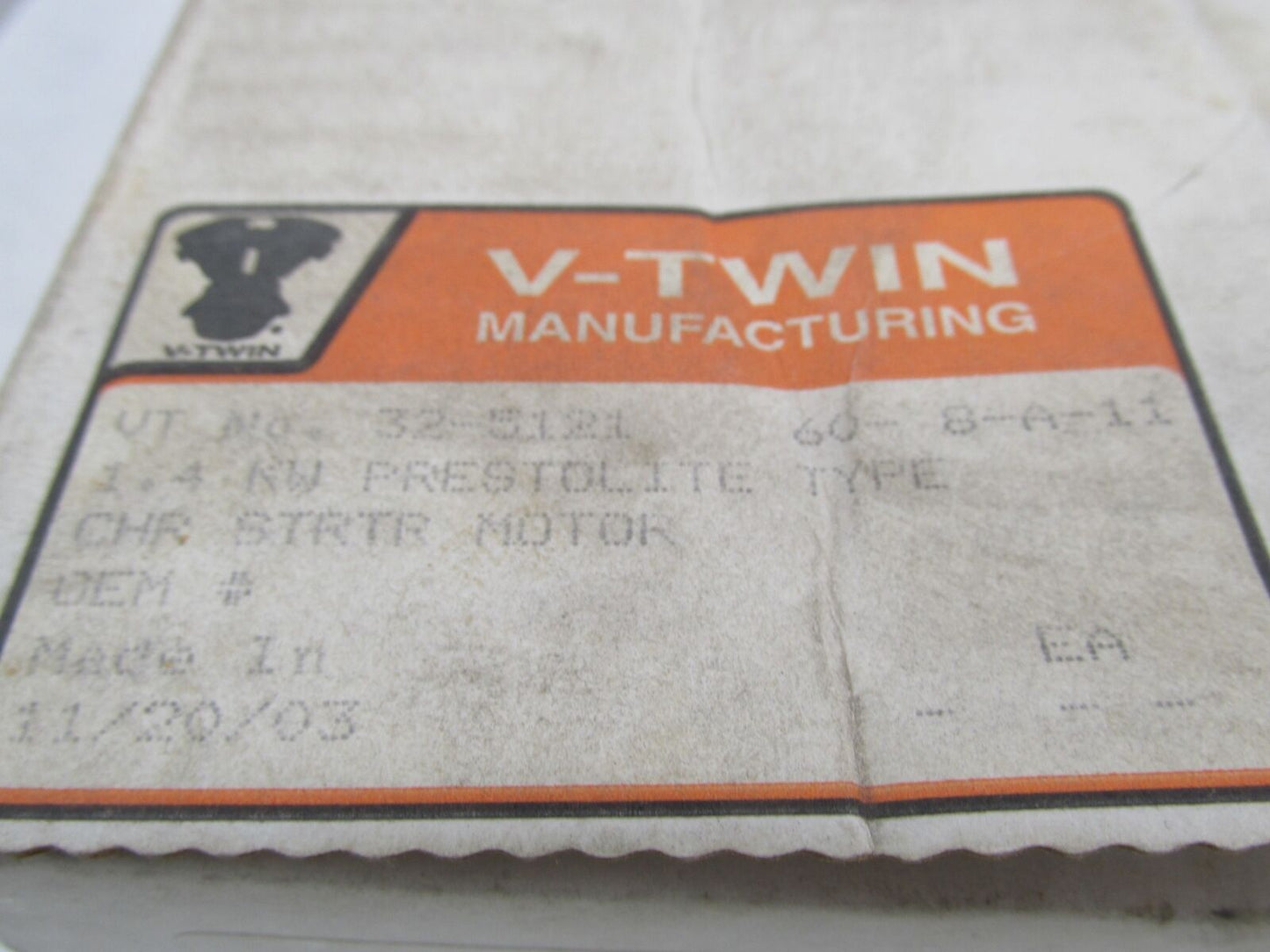 ALL BALLS Harley Davidson Big Twin Chrome Prestolite Starter Motor 80-1008