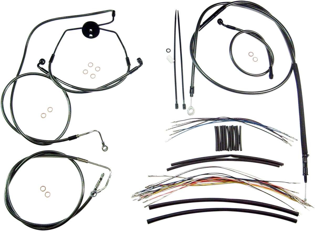 Magnum Designer Handlebar Installation Kits Black Pearl 487312