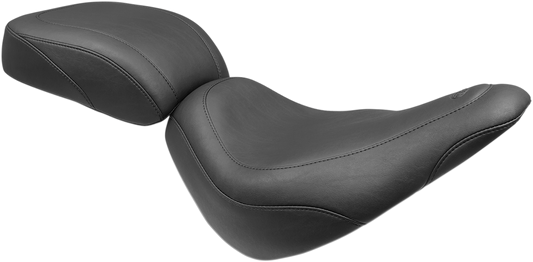Mustang Wide Tripper Solo Front And Rear Seats Black 75064