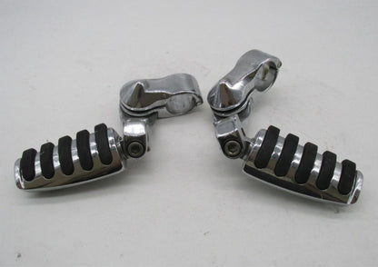 Set of Harley-Davidson Genuine Highway Pegs with Crash Bar Clamp Brackets