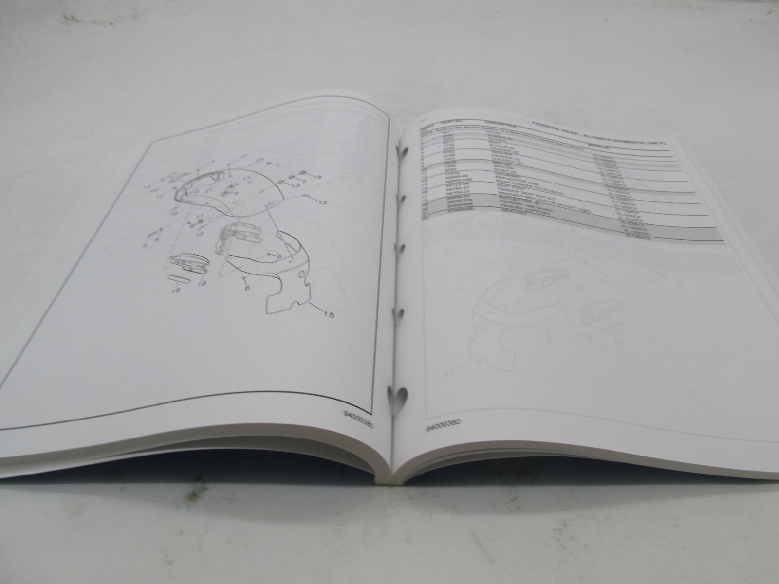 Harley-Davidson Official Factory 2017 Sportster Models Parts Catalog 94000380