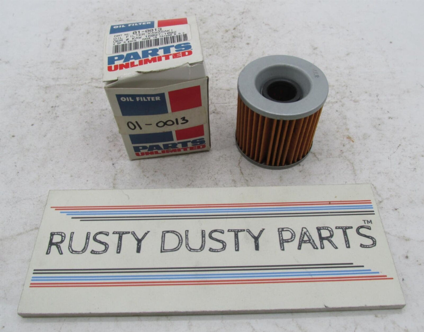 Parts Unlimited Kawasaki Oil Filter 01-0013 16097-1002