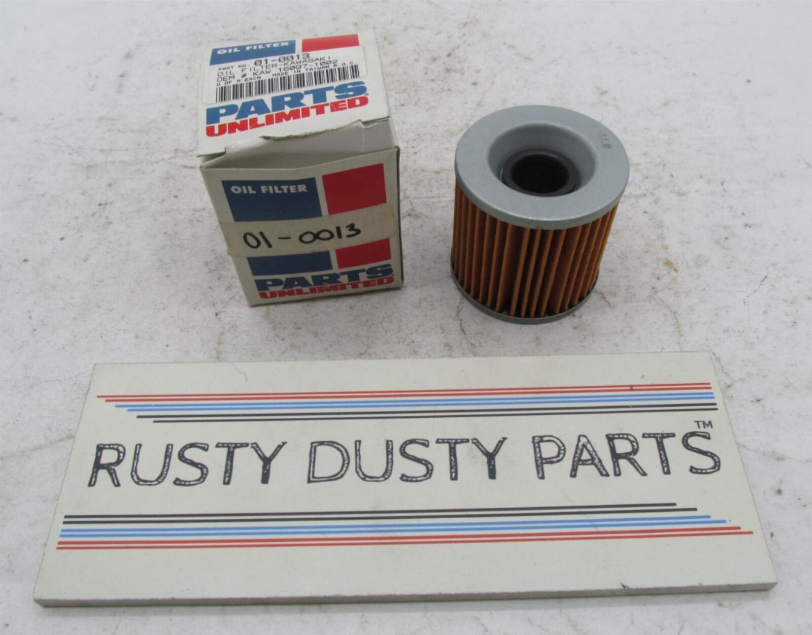 Parts Unlimited Kawasaki Oil Filter 01-0013 16097-1002
