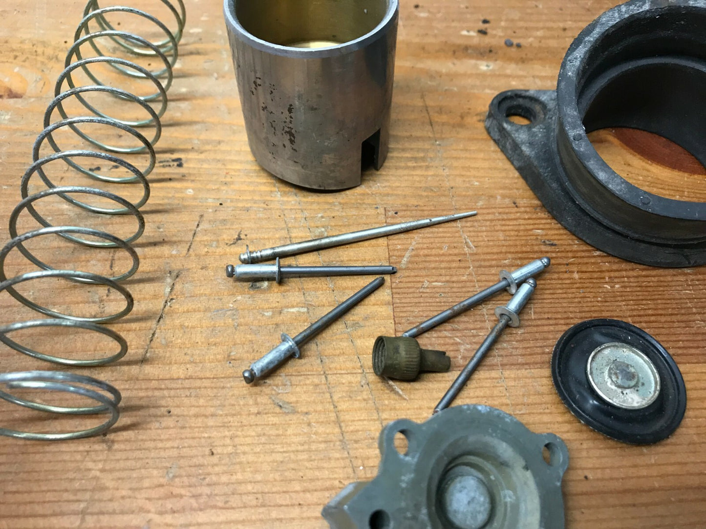 Harley-Davidson Shovelhead FX Carburetor Carb Parts Lot Springs Thrott